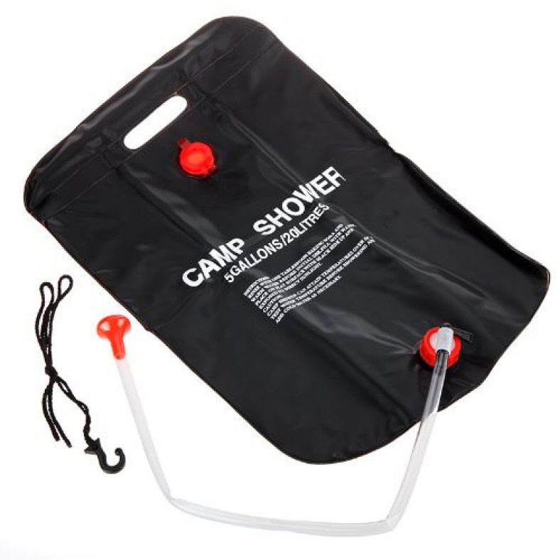 20L Portable Camping Shower Bag Hiking Solar Heated Camp Outdoor Shower