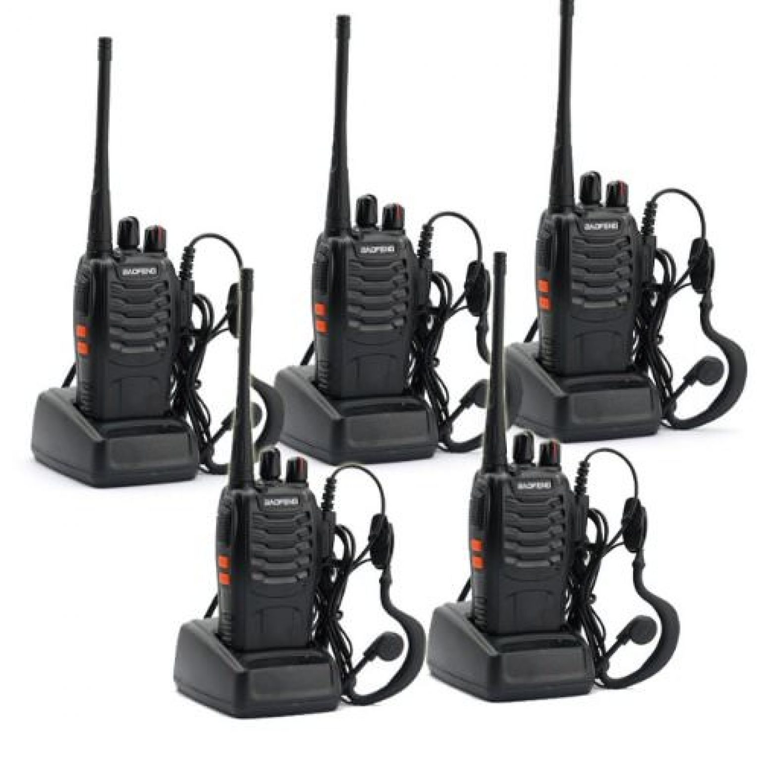Baofeng BF-C5 Plus Walkie Talkie 5W UHF 400-470MHz Portable Ham Two Way Radio - Foto 3