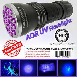 AOR Flashlights UV Blacklight Flashlight