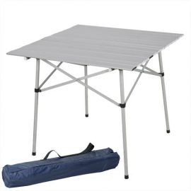 Best Choice Products Aluminum Roll Up Table Folding Camping Outdoor Indoor Picnic Table Heavy Duty