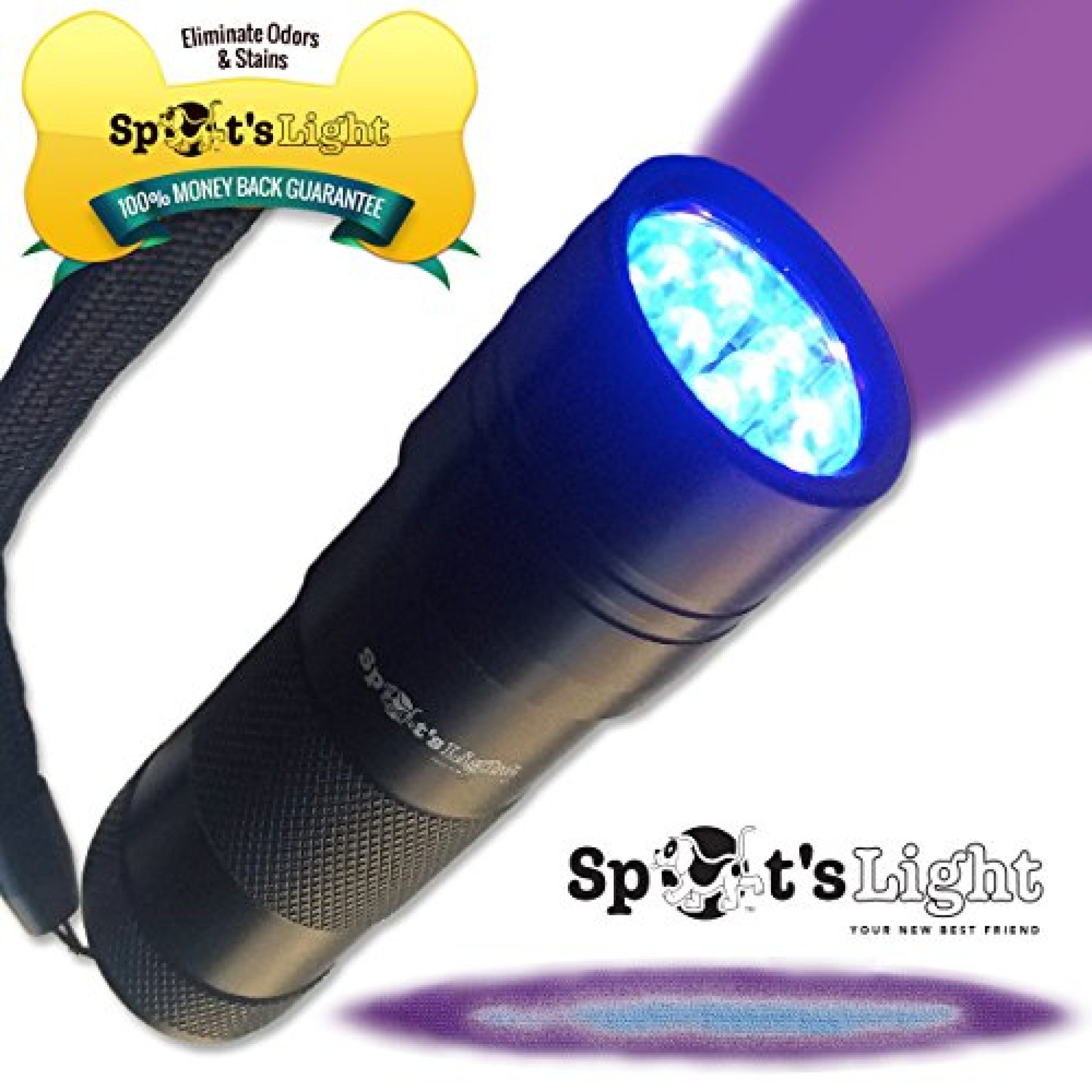 Best Pet Stain & Odor RemoverEliminator 12 LED Blacklight UV
