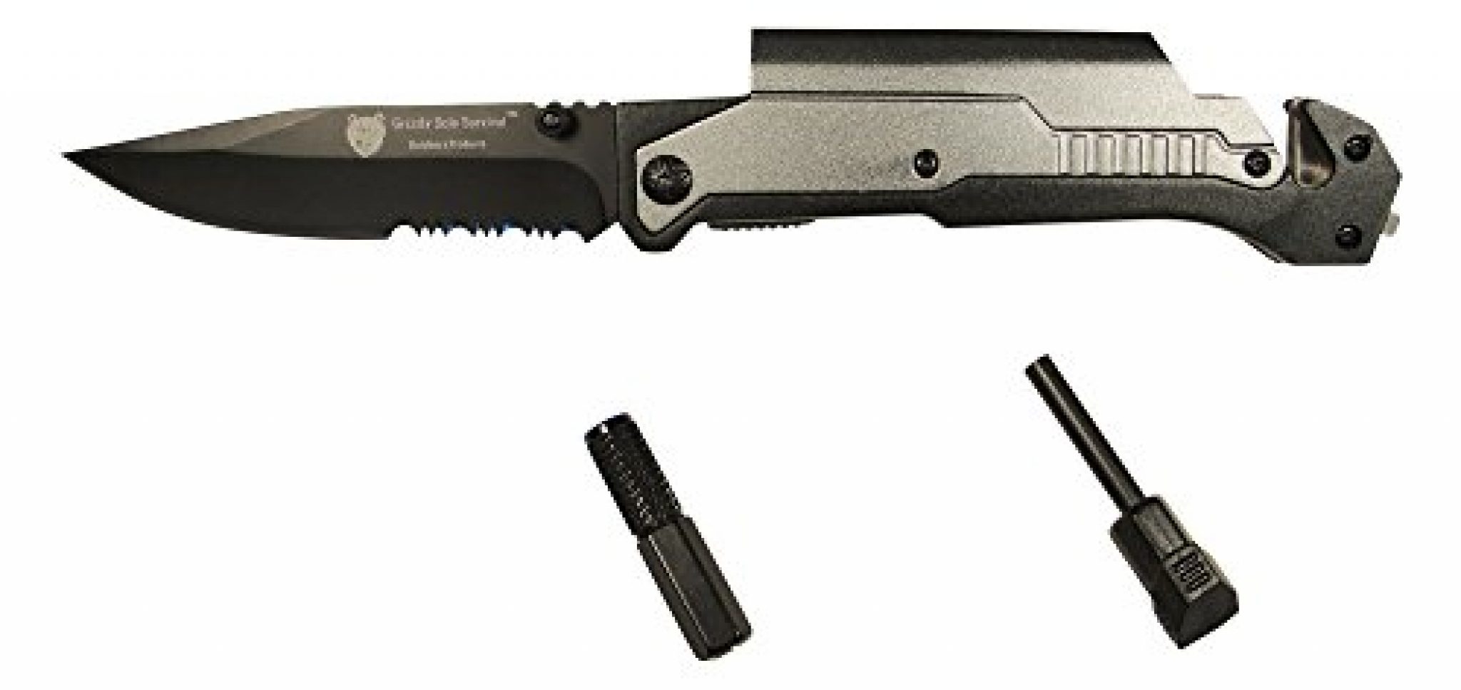 Best Pocket Survival Knife. Folding Serrated Edge Tactical Emergency