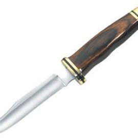 Buck Knives 0102 Woodsman Fixed Blade Knife with Sheath