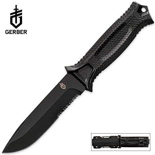 Gerber StrongArm   Tactical Knife   Fixed Blade Serrated Edge