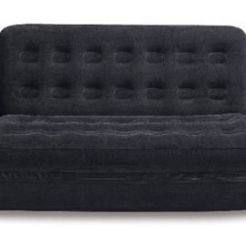 Intex Pull-out Sofa Inflatable Bed, 76″ X 91″ X 28″, Queen