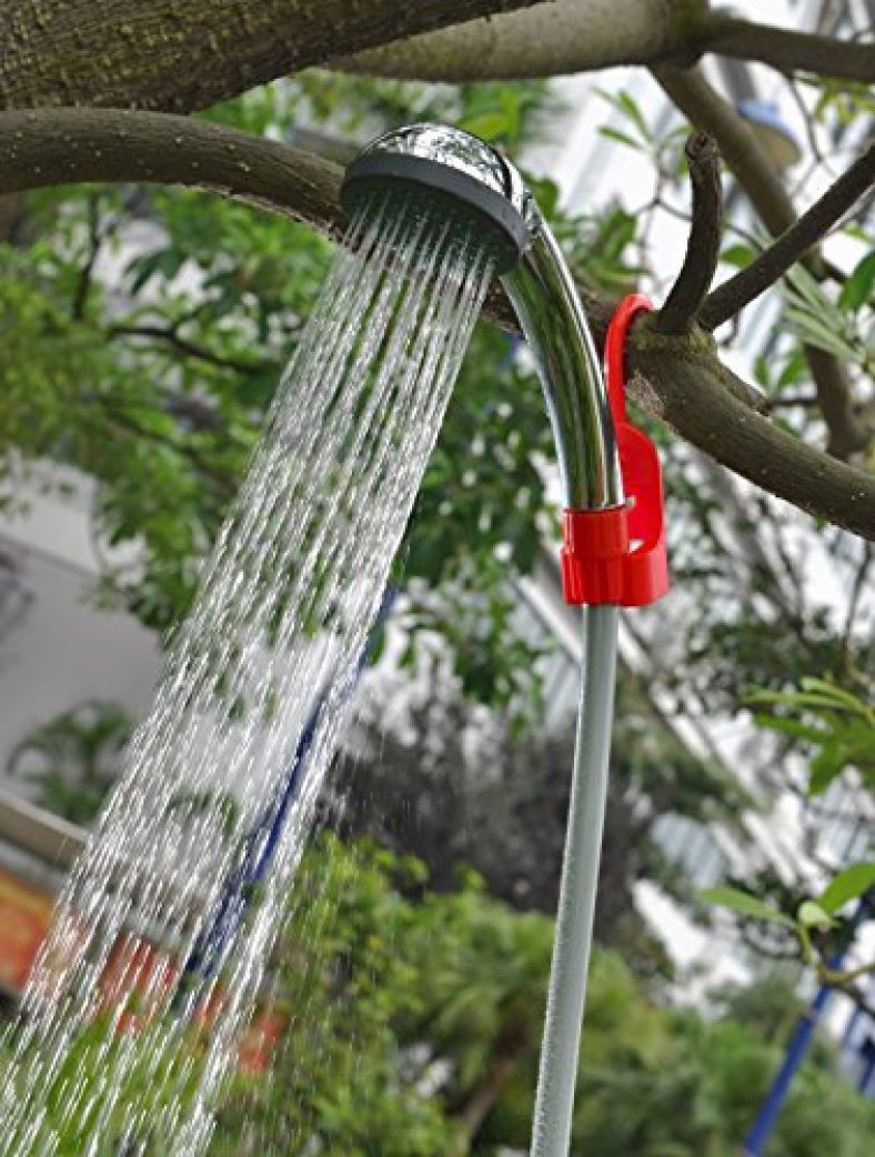 ivation battery powered handheld portable shower