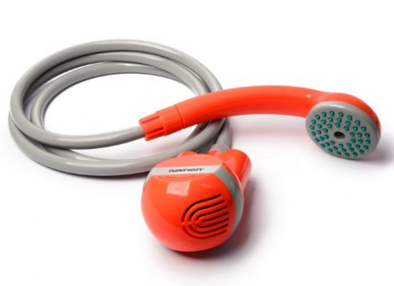 ivation battery powered handheld portable shower