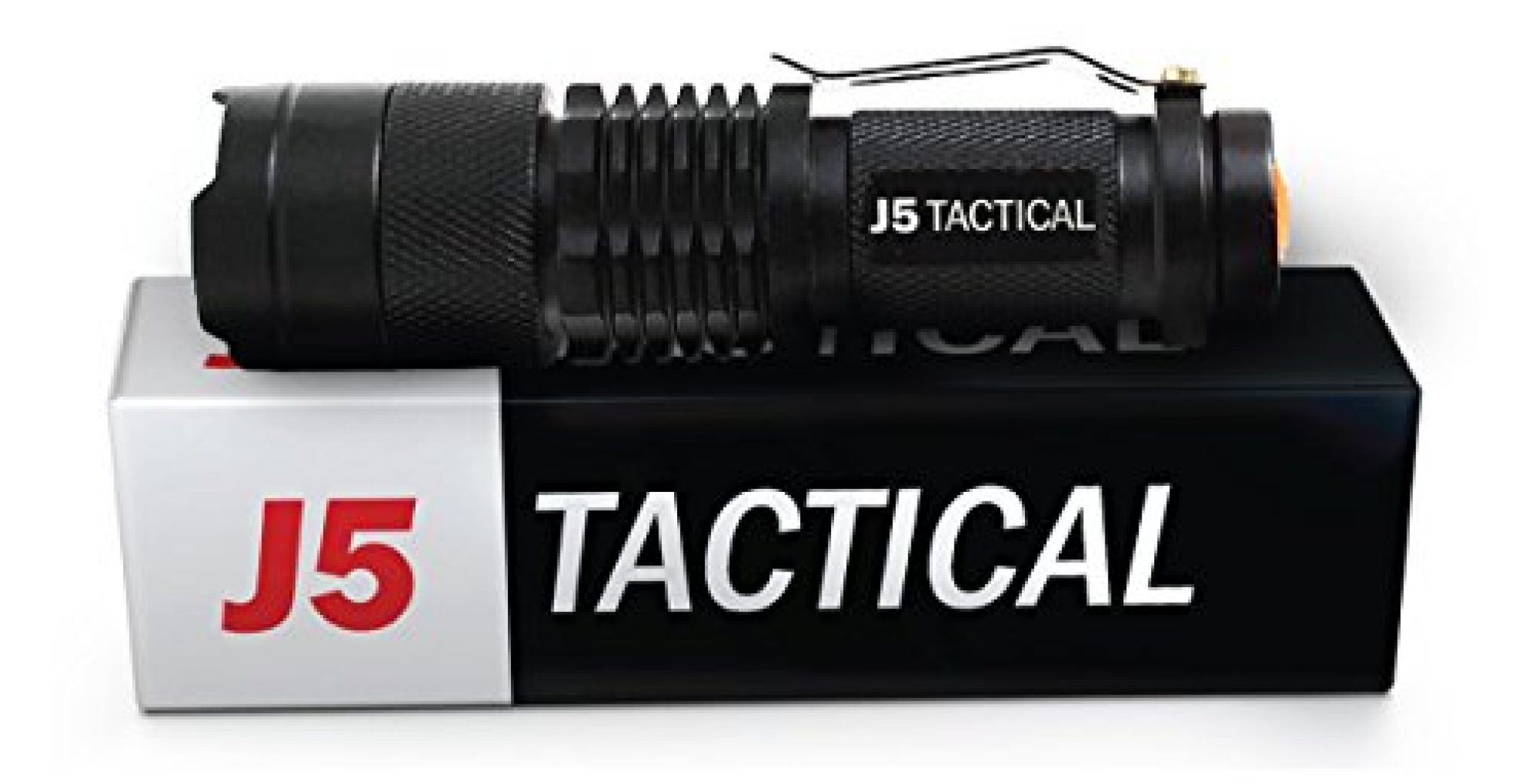 J5 Tactical Flashlight The Original 300 Lumen Ultra Bright, LED Mini