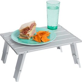 Mini Aluminum Outdoor Picnic Table by Trademark Innovations