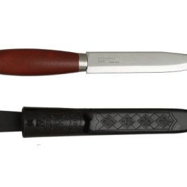 Morakniv Classic No 3 Wood Handle Utility Knife with Carbon Steel Blade, 6-Inch