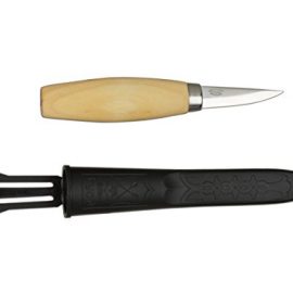 Morakniv Wood Carving 120 Knife with Laminated Steel Blade, 1.9-Inch