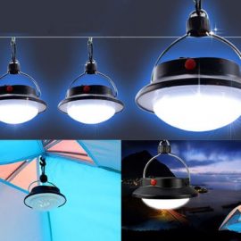 Surborder 60 LED Portable Camping Tent Umbrella Night light Lamp Lantern Outdoor camping hiking