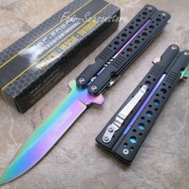 Tac Force Assisted Opening Black Handle Knife