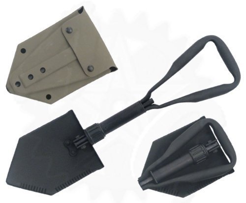 Tri Fold Entrenching Tool E Tool Genuine Military Issue with Shovel Cover
