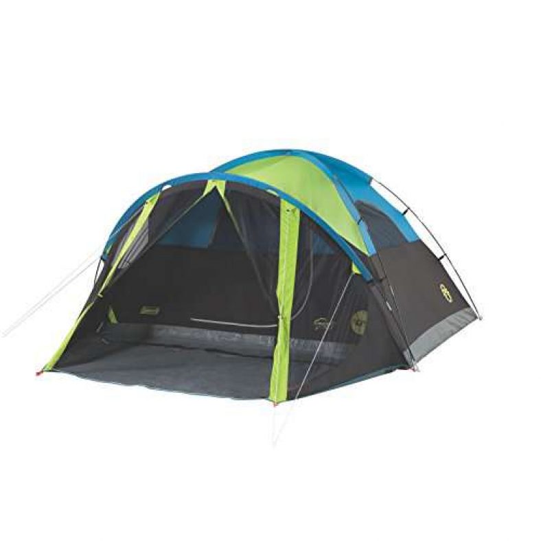 Coleman Carlsbad 4-Person Dome Dark Room Tent with Screen Room - Camp