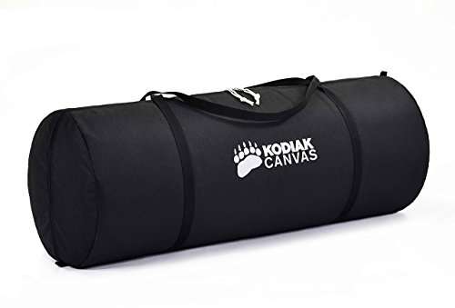 Kodiak Canvas  Person Canvas Swag Tent with Sleeping Pad Olive One Size