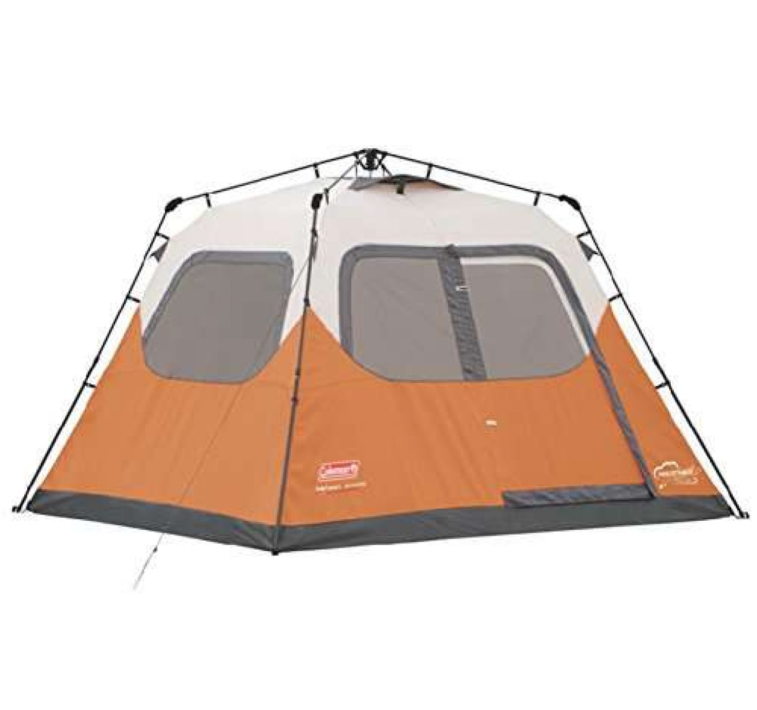 Coleman Waterproof 10 X 9Feet 6Person Instant Tent, Orange Camp Stuffs