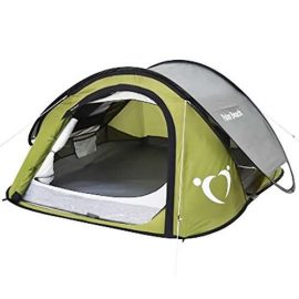 Ainfox Outdoor 2 Person Hiking Camping Pop Up Tent 3 Seasons Automatic Instant Sun Shade Shelter