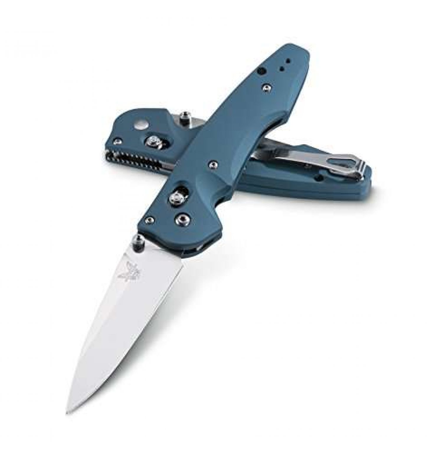 Benchmade Knife 4771 Aqua Osborne LG Emissary, Plain Edge Satin Finish