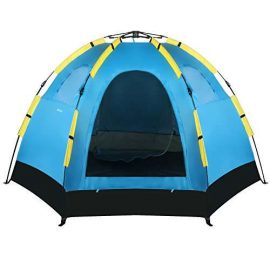 Gracelove   Person Dome Tent Automatic Pop Up Camping Family Tent  Door  Window Zipper