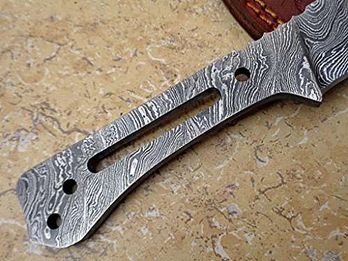 Knife King Custom Damascus Handmade Hunting Knife Full tang Comes with a sheath