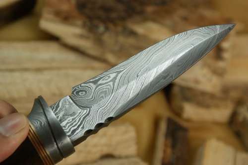 Knife King SOP Damascus Handmade Hunting Knife Comes with a sheath