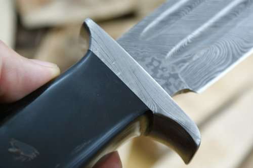 Knife King SSG  Damascus Handmade HuntingBowie Knife Comes with a sheath
